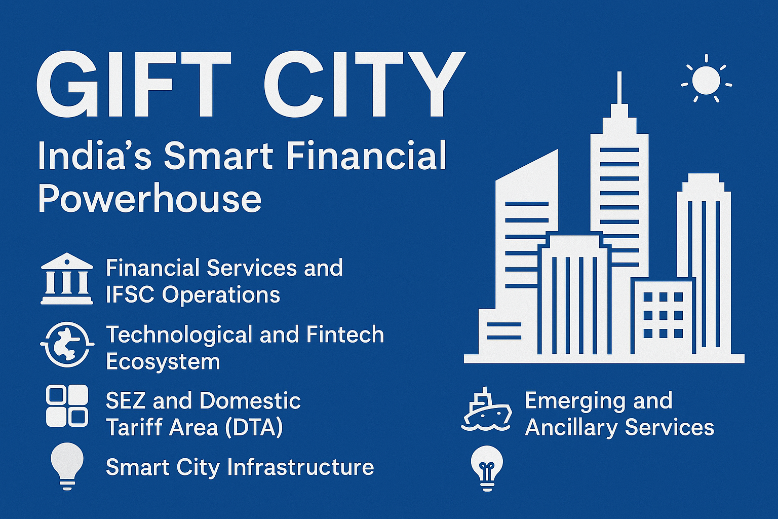 GIFT City: Major functions and activities it offers
