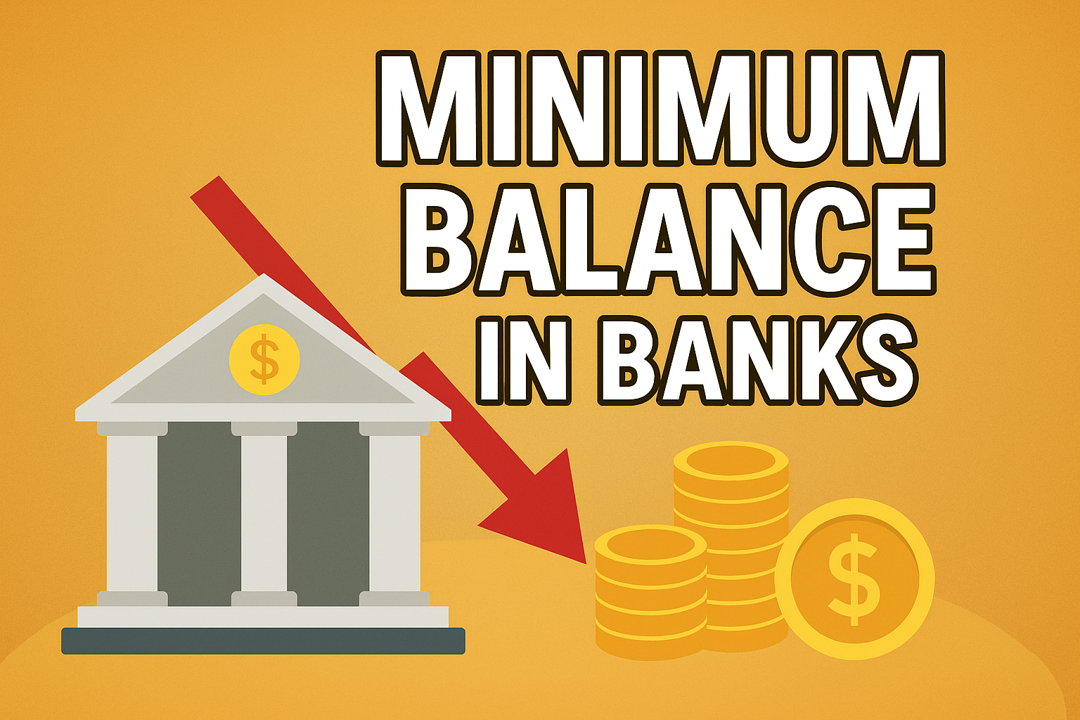Why do the banks demand a minimum balance in the bank account?